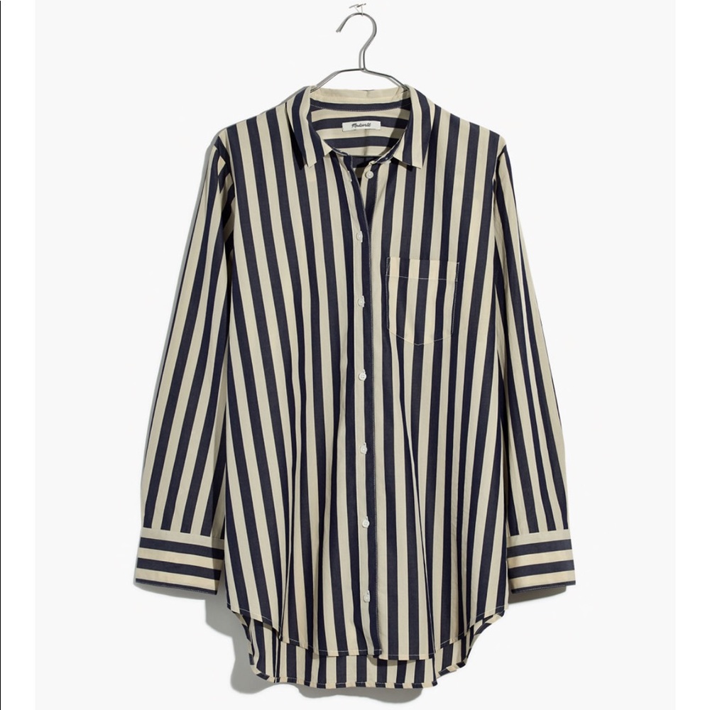 Tunic shirt in Hampden Stripe, XXL